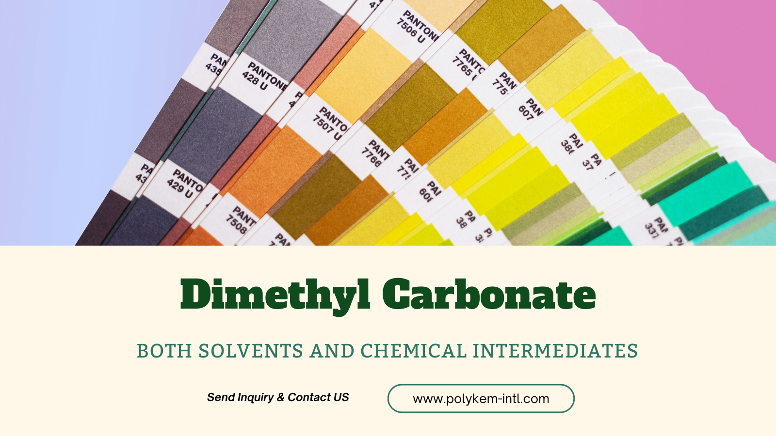 Carbonat de dimetil polykem (DMC): atât solvent, cât și chimic intermediar dublu avantaje