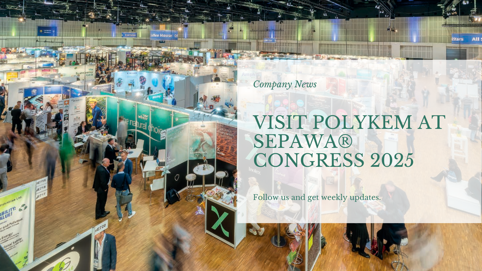 Vizitați Booth Polykem la Sepawa® Congress 2025 din Berlin!