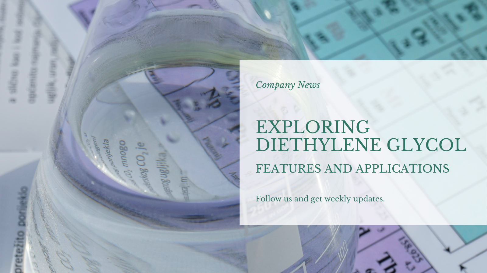 Explorarea dietilenglicolului: caracteristici și aplicații diverse