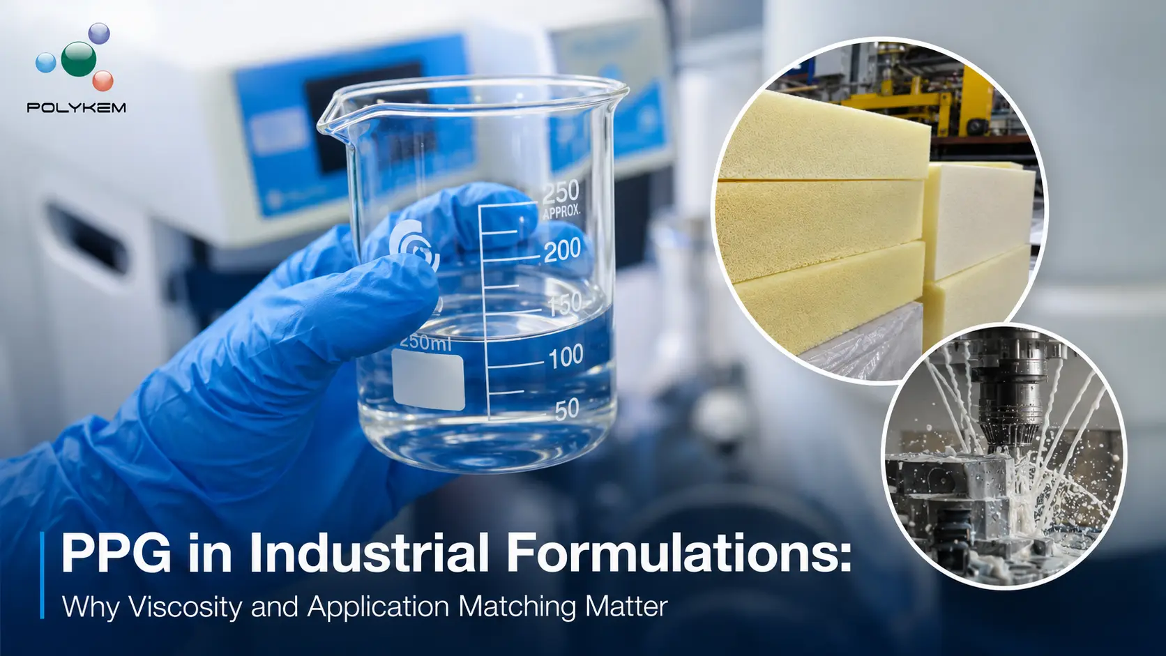 PPG în formulări industriale: de ce contează vâscozitatea și potrivirea aplicațiilor
