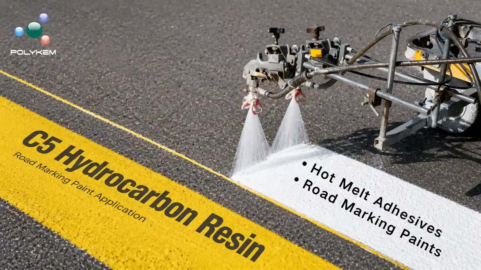 Rășină de hidrocarburi C5 în adezivi topibili la cald și vopsele pentru marcaj rutier