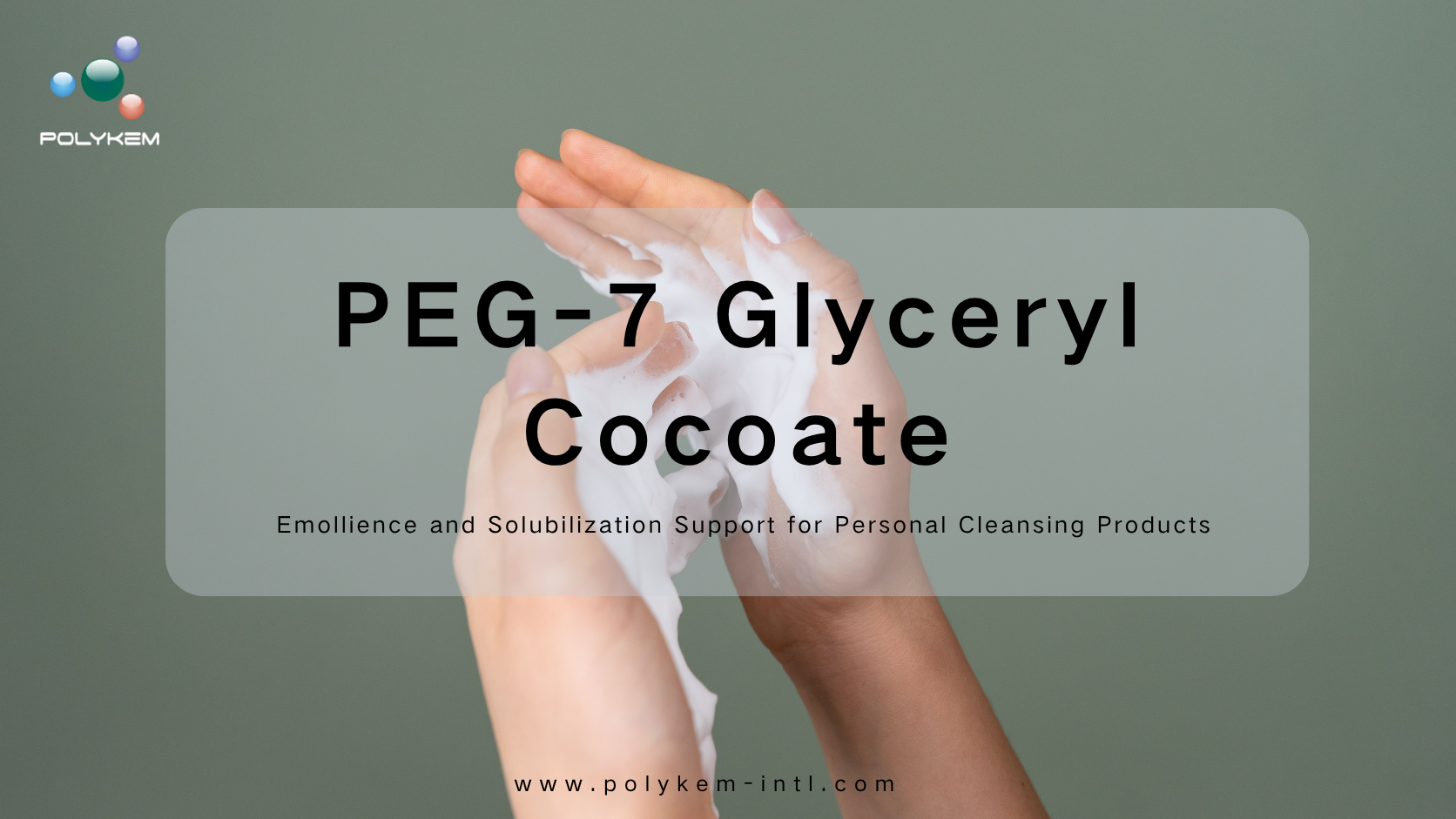 Cocoat de gliceril PEG-7 pentru gel de spălat și demachiant