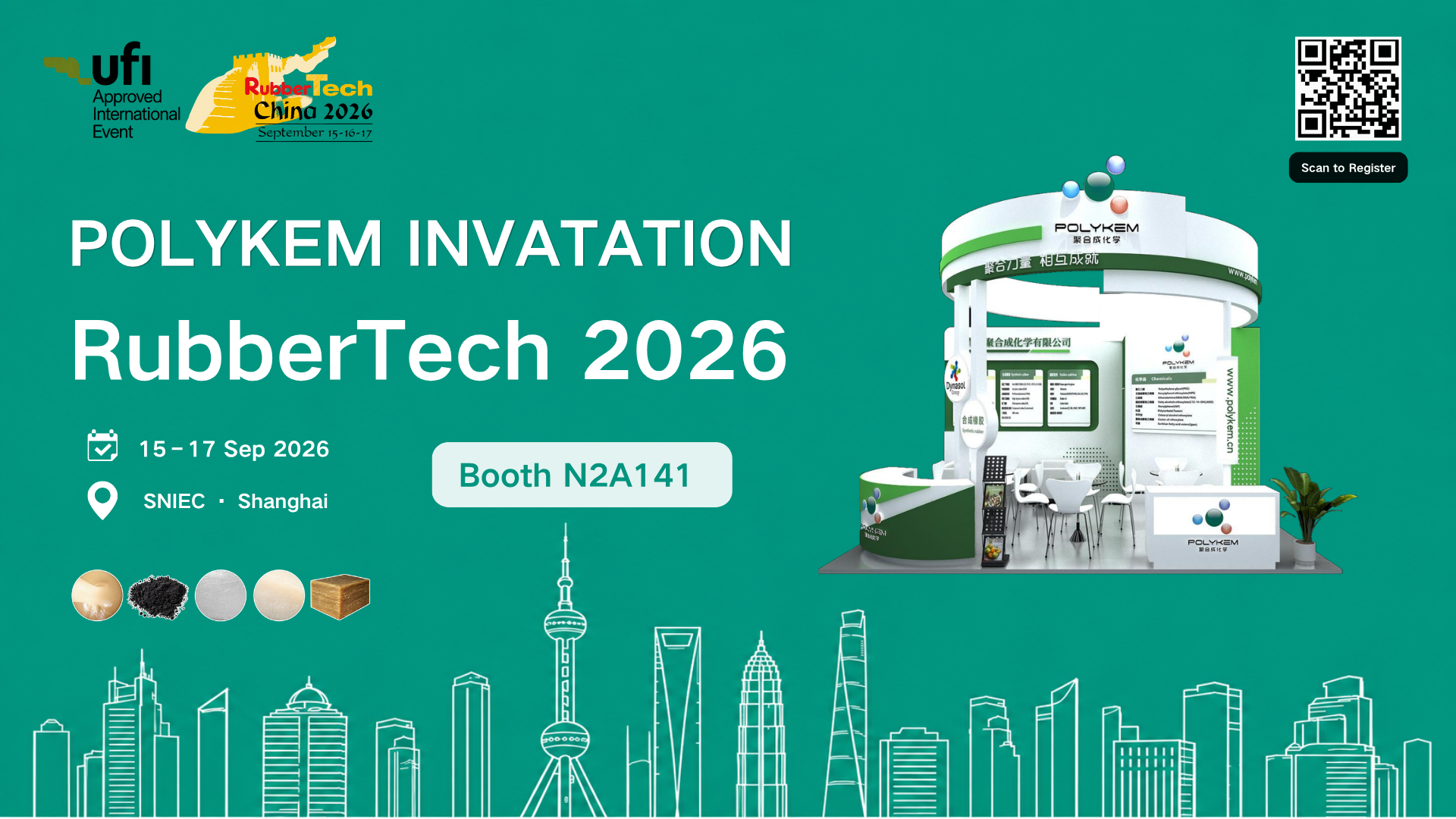 Faceți cunoștință cu Polykem la RubberTech China 2026 din Shanghai